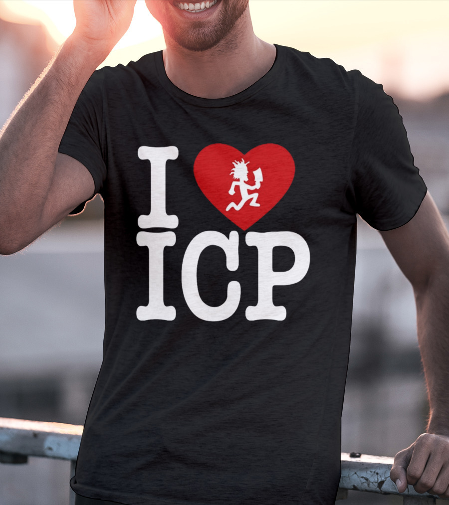 I Heart ICP Hatchetman Red Heart Iconic T-Shirt