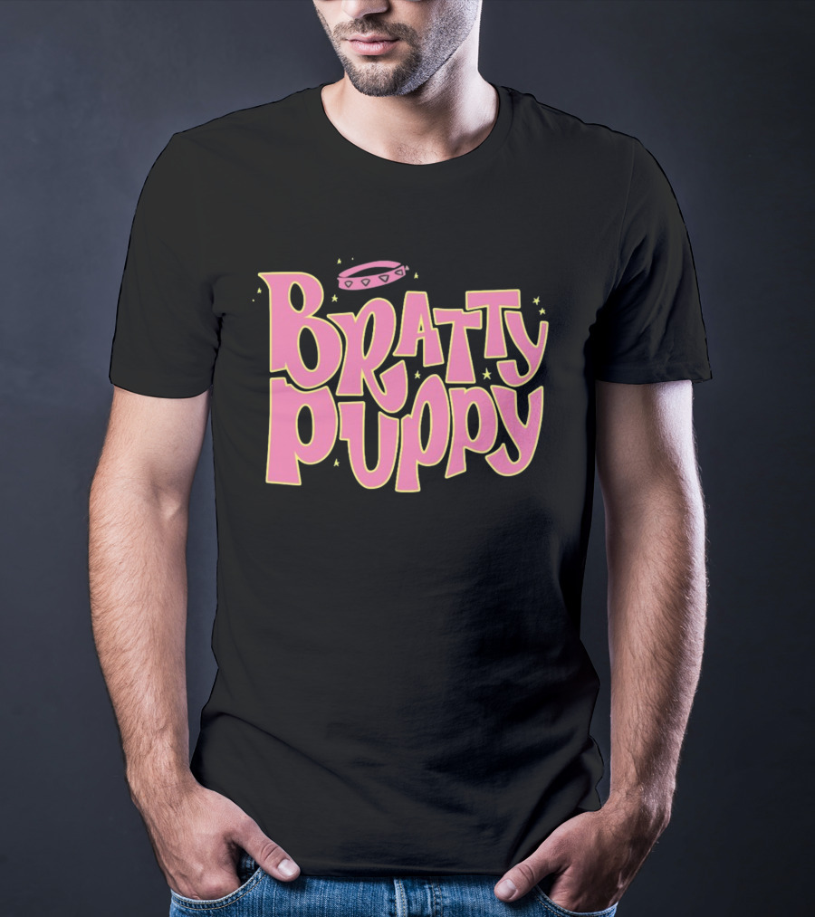 Bratty Puppy Amp Of Watts Safeword Halo Collar T-Shirt