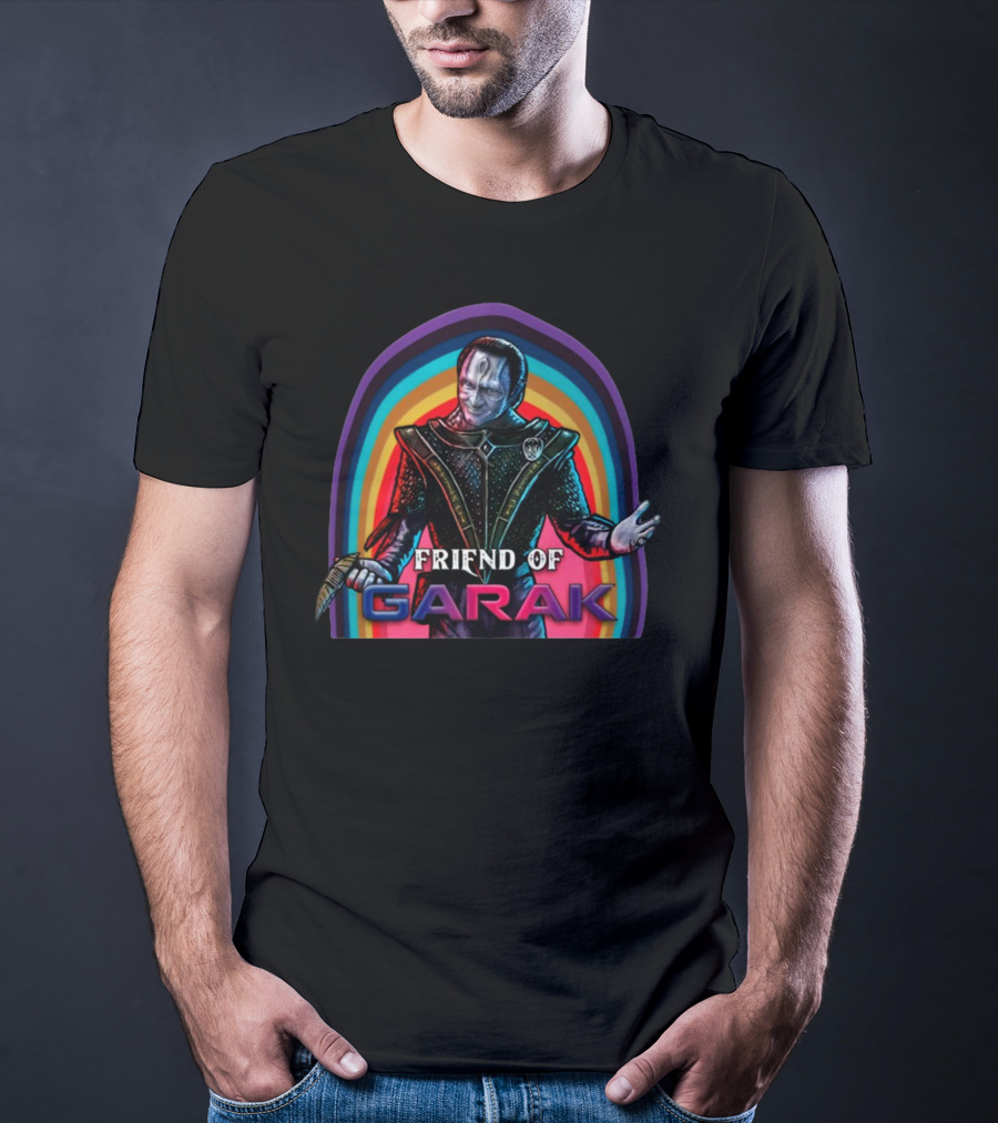Friend Of Garak Star Trek Rainbow Garak T-Shirt