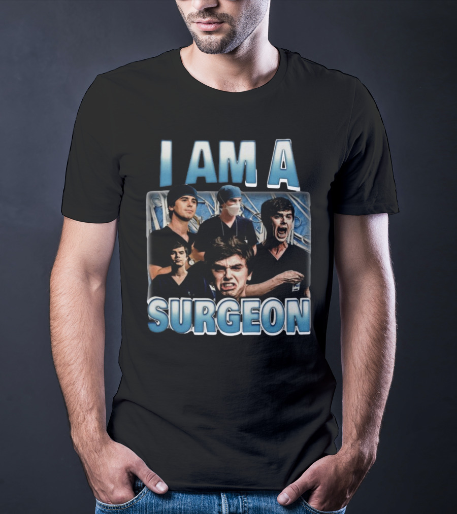 I Am A Surgeon Collage Featuring Multiple Emotions T-Shirt