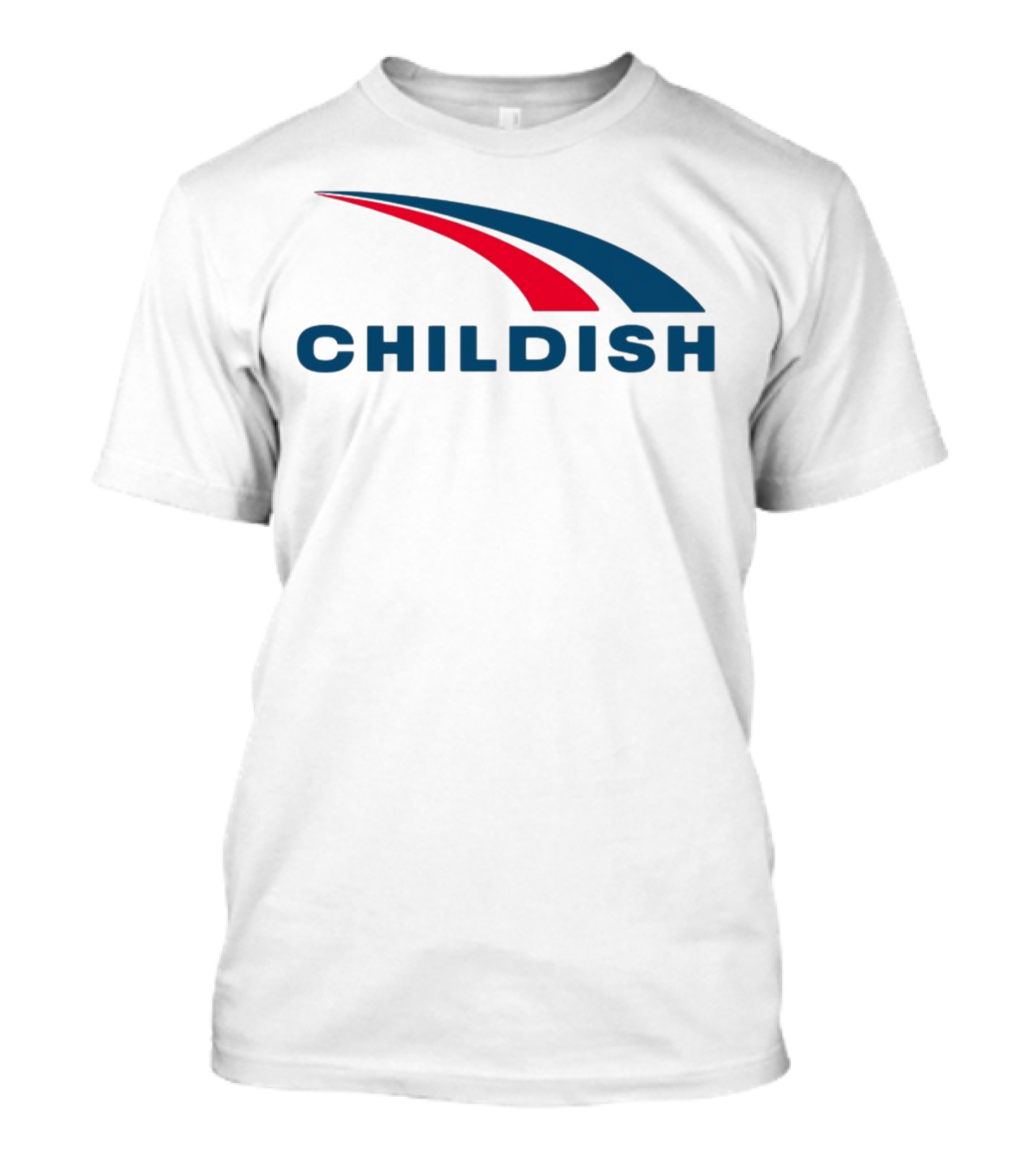 Childish Turbo Red Blue Twist T-Shirt