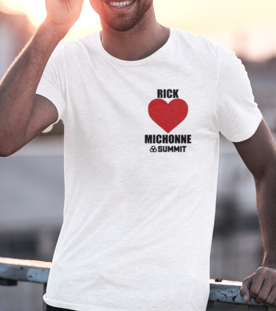 Rick Love Michonne Heart Symbol TWD Summit T-Shirt