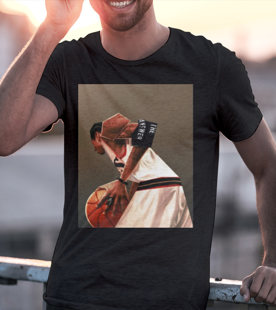 The Answer Allen Iverson Abstract Basketball T-Shirt
