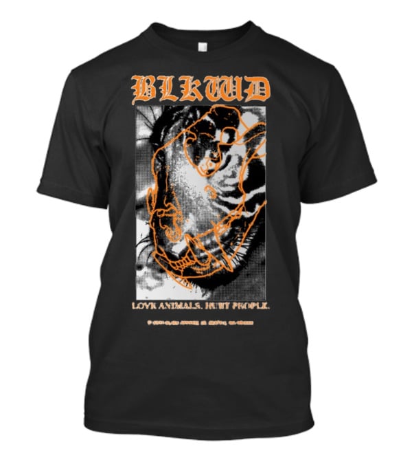 BLKWD Love Animals Hurt People Tiger T-Shirt