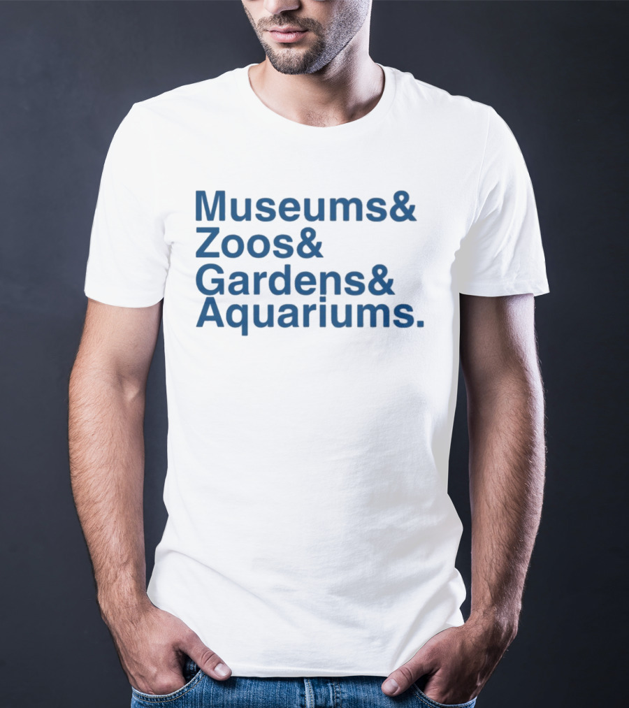 Museums And Zoos And Gardens And Aquariums Team Encurate T-Shirt
