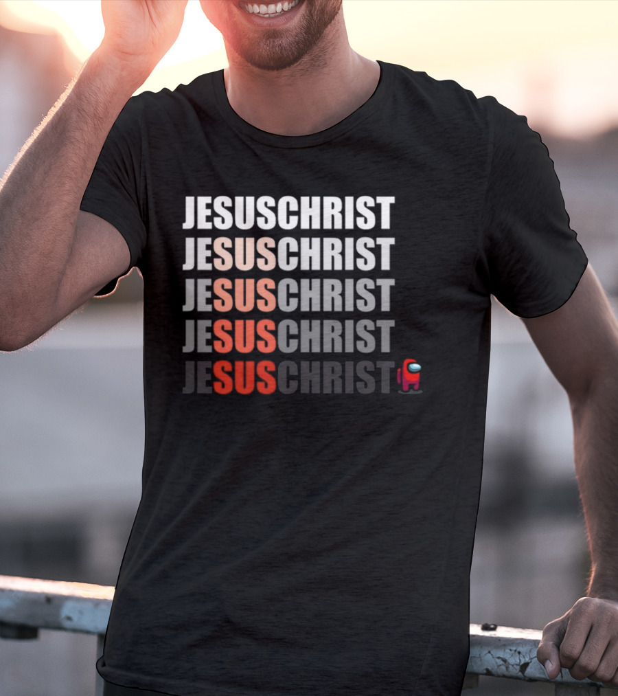 Jesus Christ Sus Among Us Meme T-Shirt