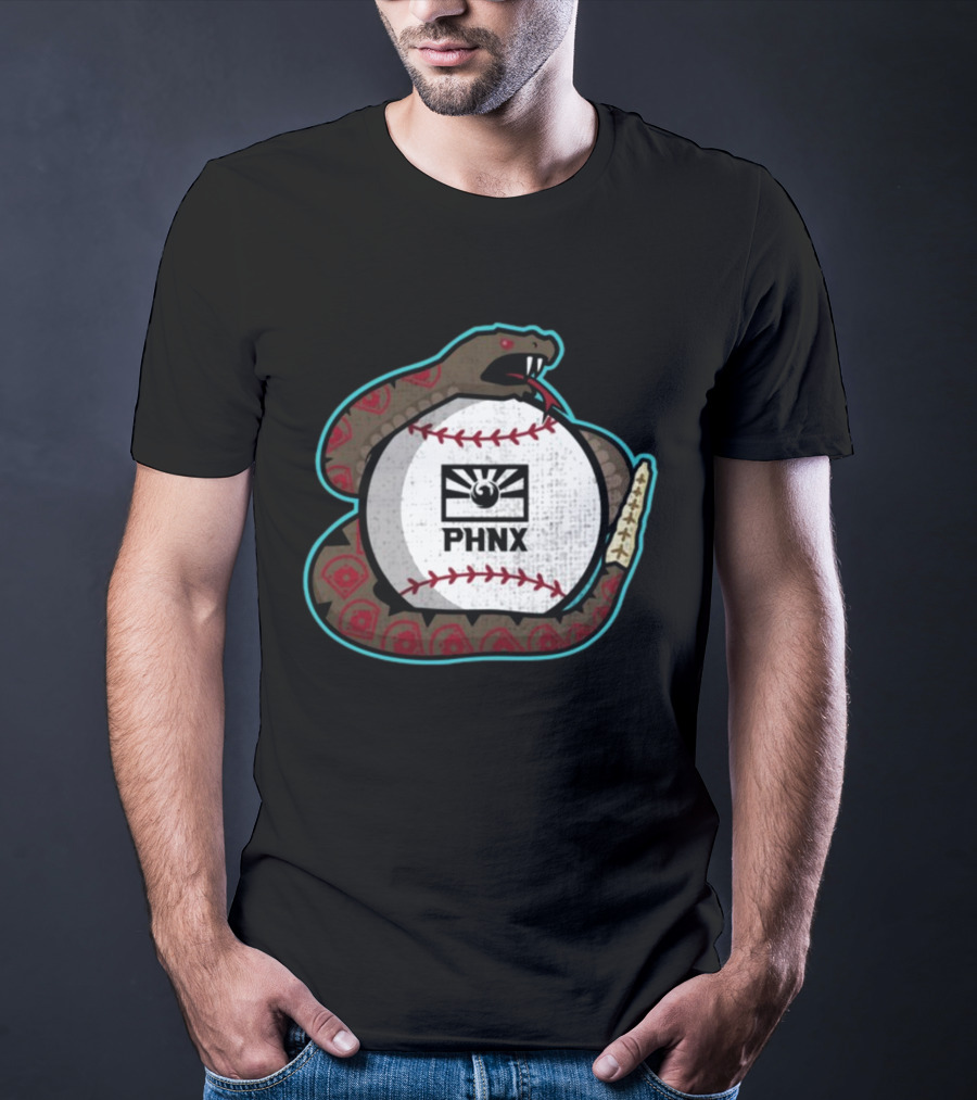 PHNX Baseball Rattlesnake Diamond Back T-Shirt