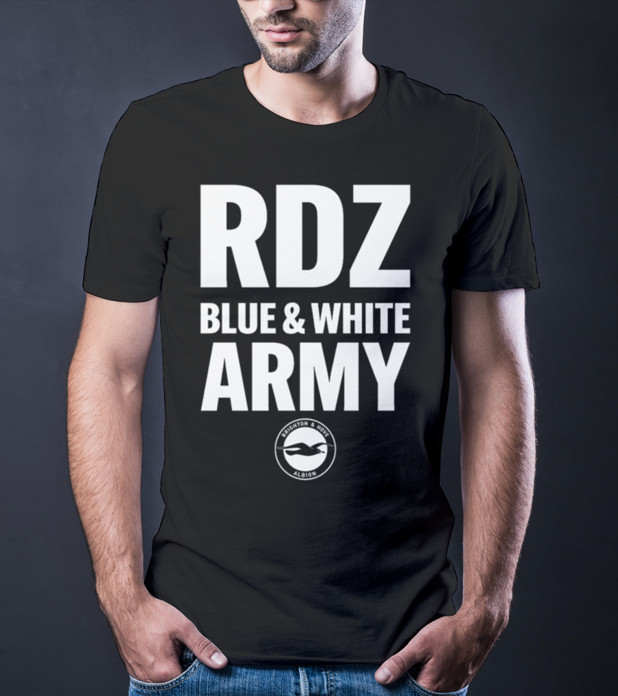 RDZ Blue And White Army Brighton And Hove Albion T-Shirt