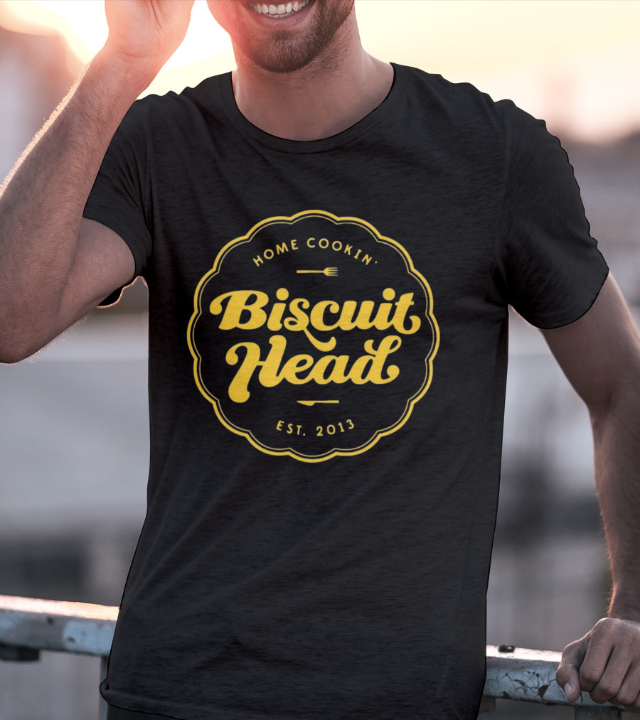 Home Cookin Biscuit Head Est 2013 Retro T-Shirt