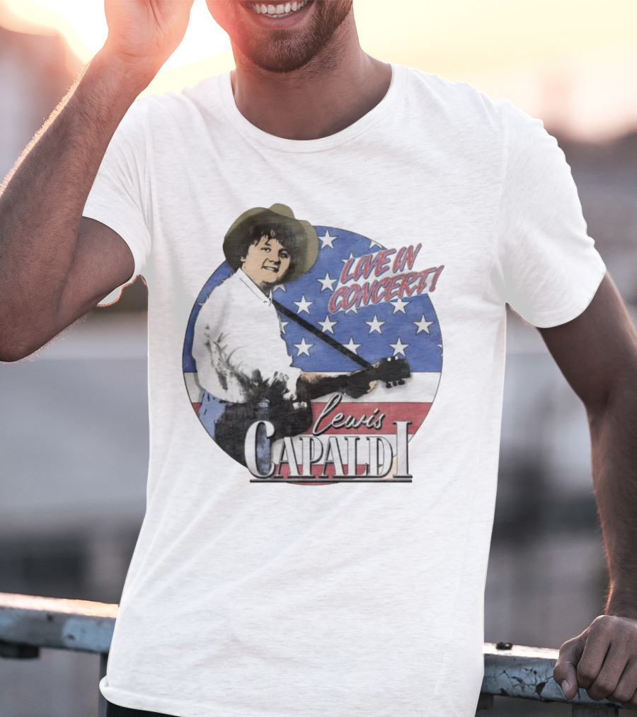America's Sweetheart Returns Lewis Capaldi Live In Concert Tour T-Shirt