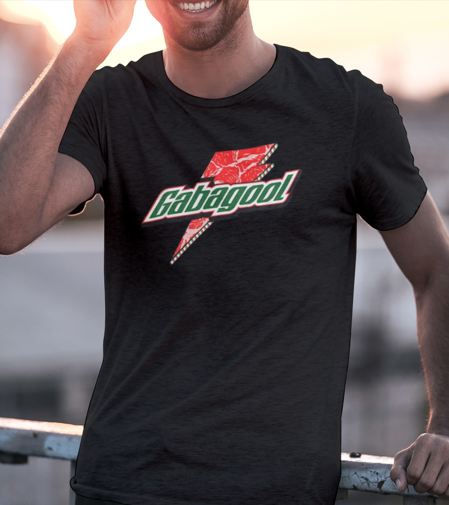 Gabagool Lightning Bolt Meat T-Shirt