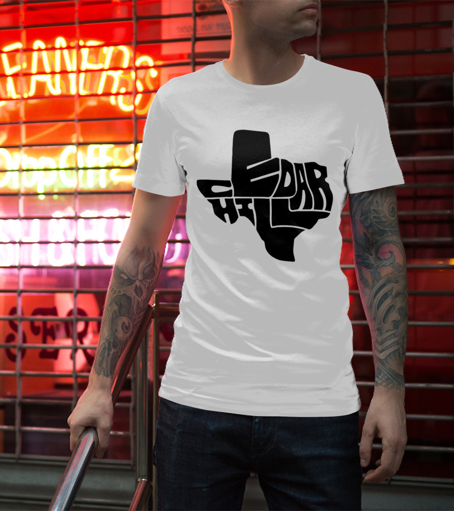 Cedar Hill Texas Map T-Shirt