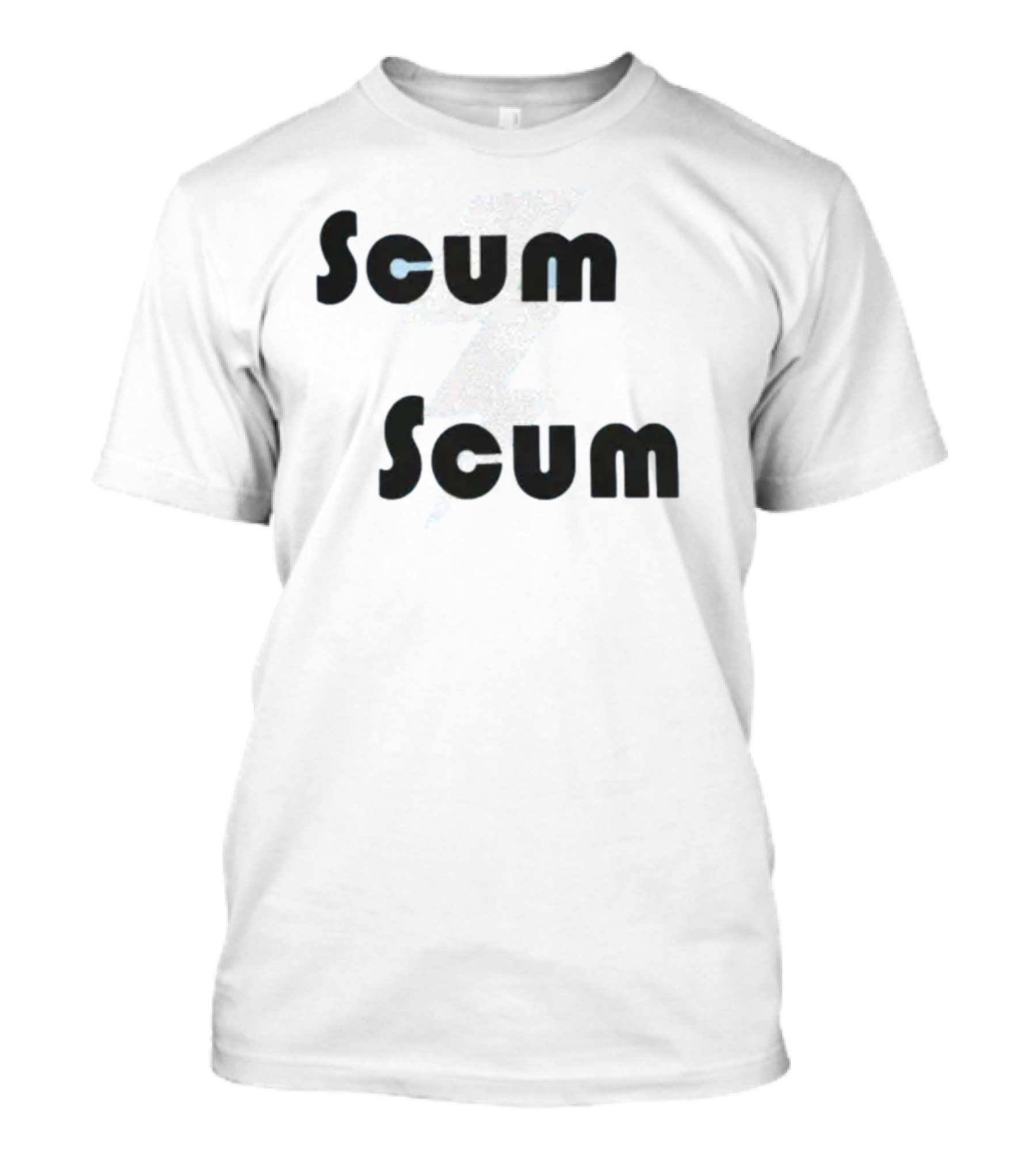 Scum Scum Lightning Bolt T-Shirt