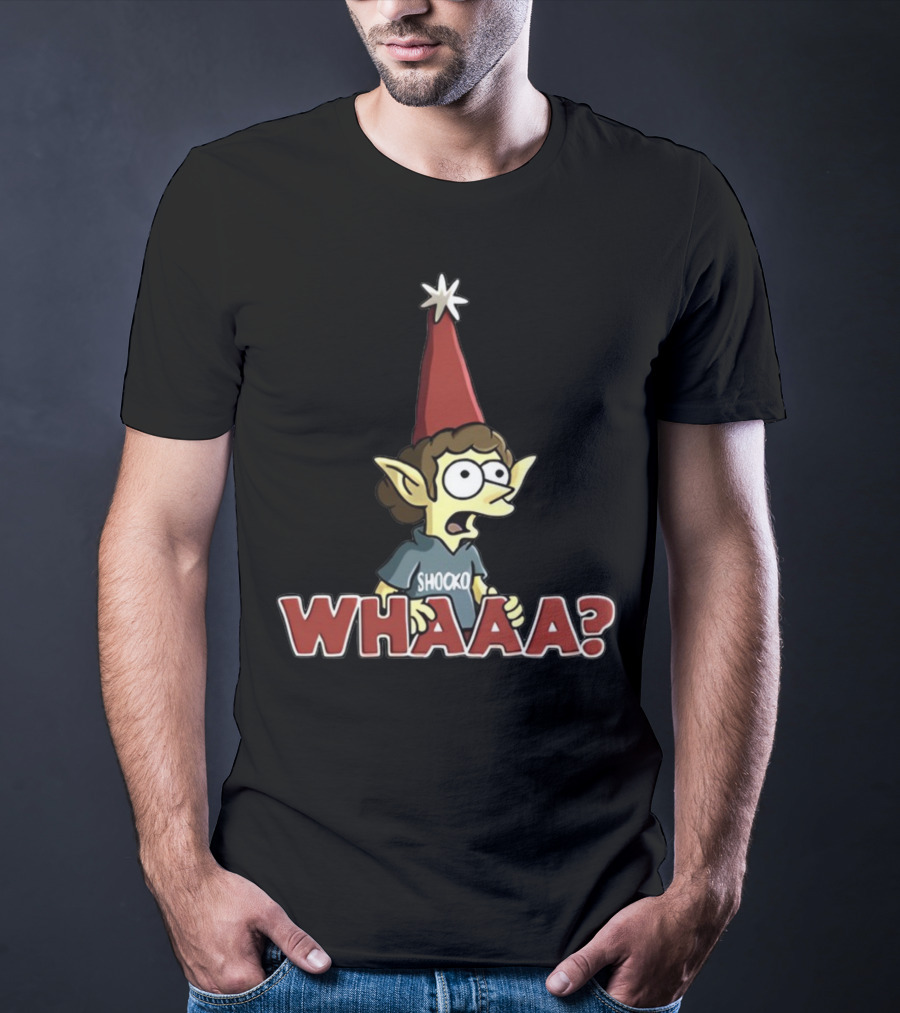 Disenchantment Shocko Whaaa Elf Character Reaction T-Shirt