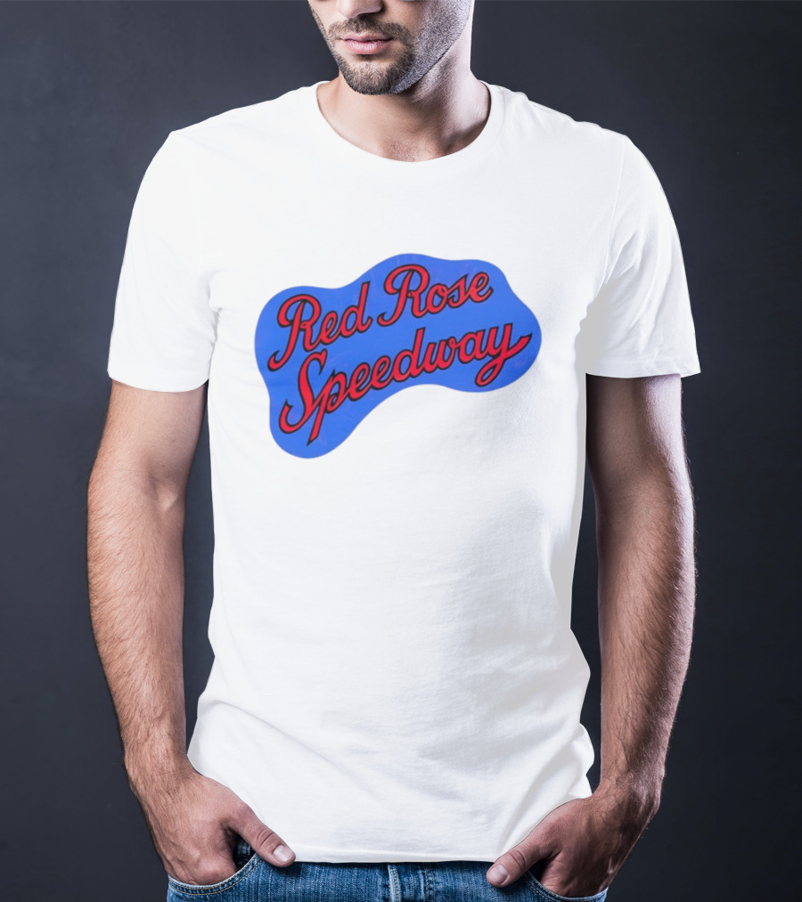 Red Rose Speedway Vintage Blue Emblem T-Shirt