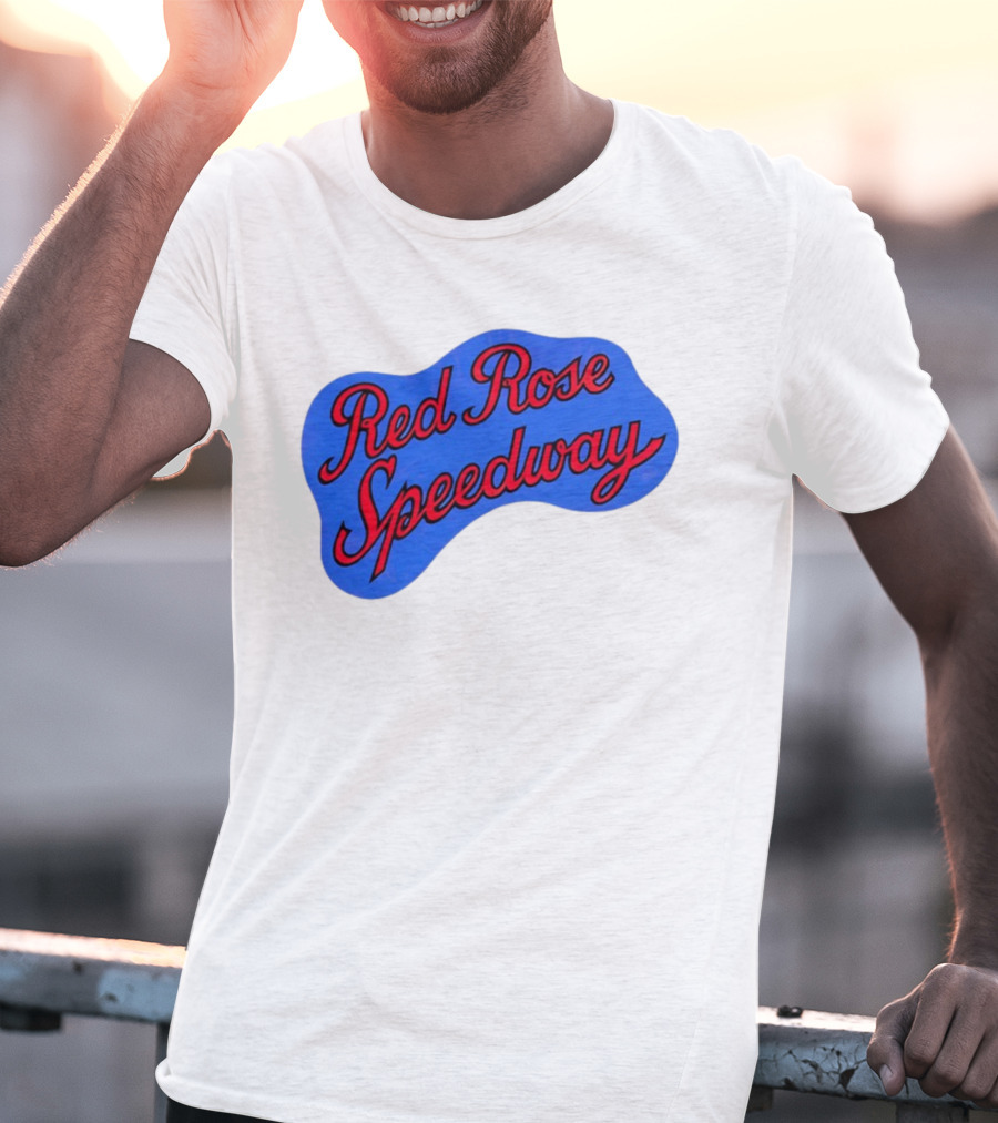 Red Rose Speedway Vintage Blue Emblem T-Shirt