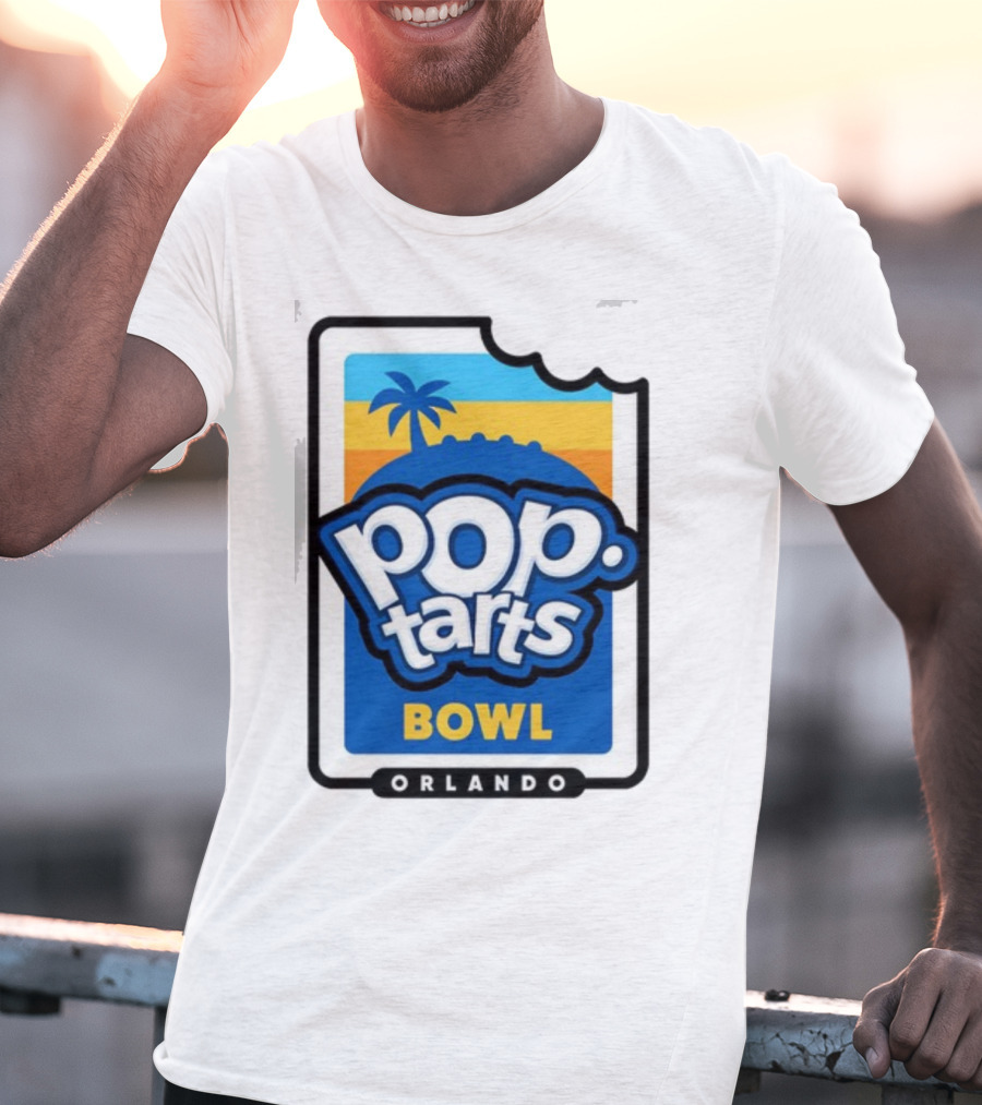 Pop Tarts Bowl Orlando Florida Palm Sunset T-Shirt