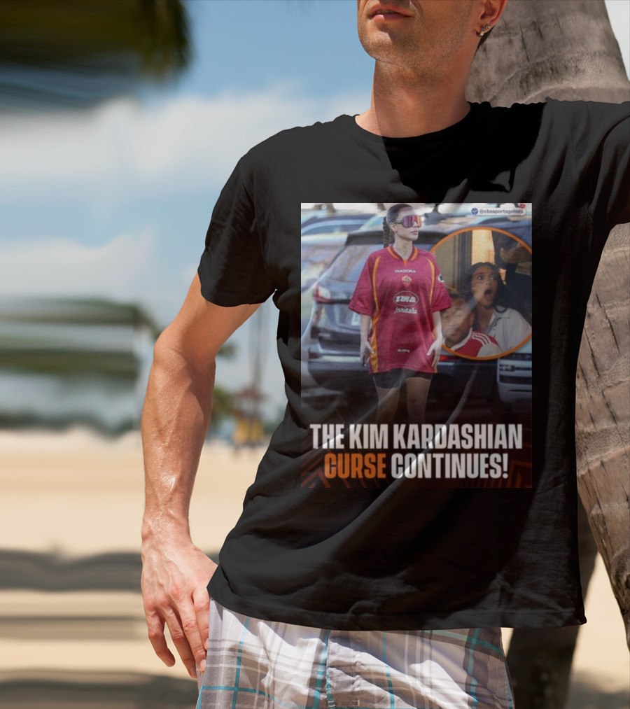 The Kim Kardashian Curse Continues Sports Reaction Scene T-Shirt