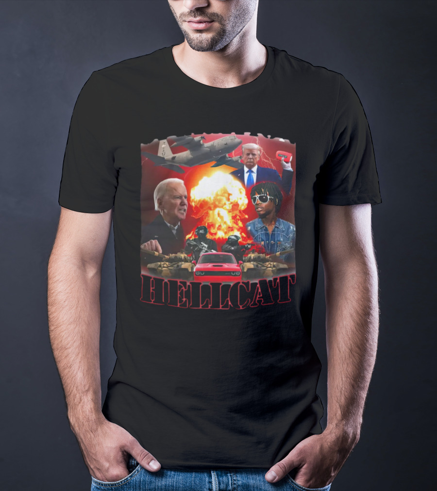 Operation Hellcat Chief Keef Explosive Imagery With Leaders And Military Elements T-Shirt