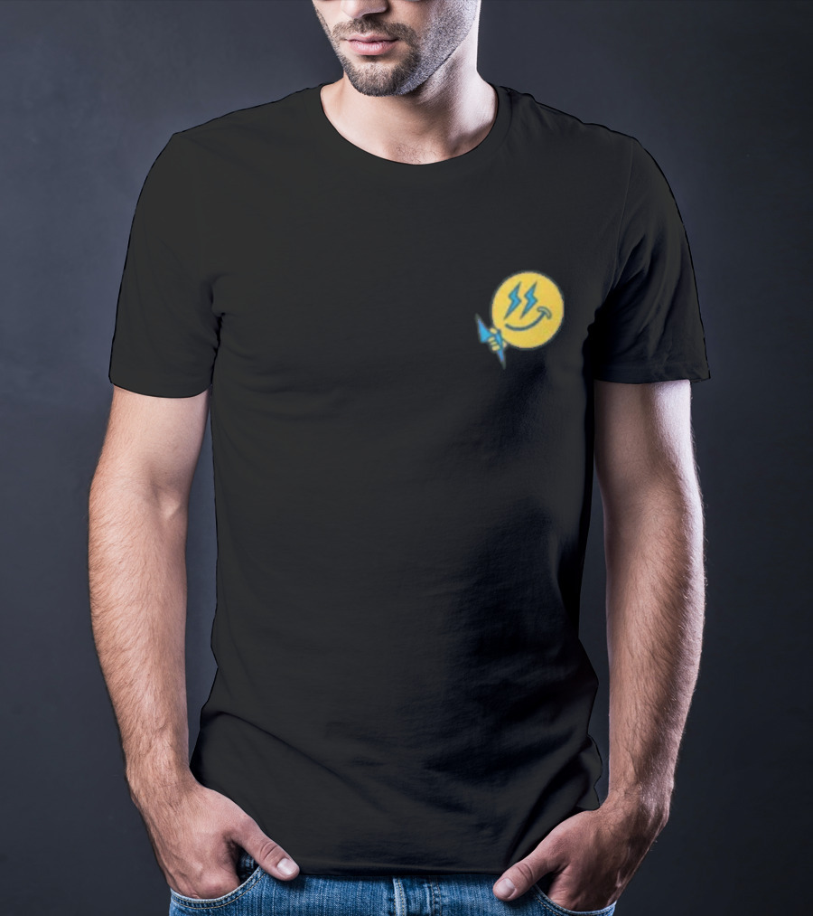 Ateez Thunder Lightning Bolt Smile T-Shirt