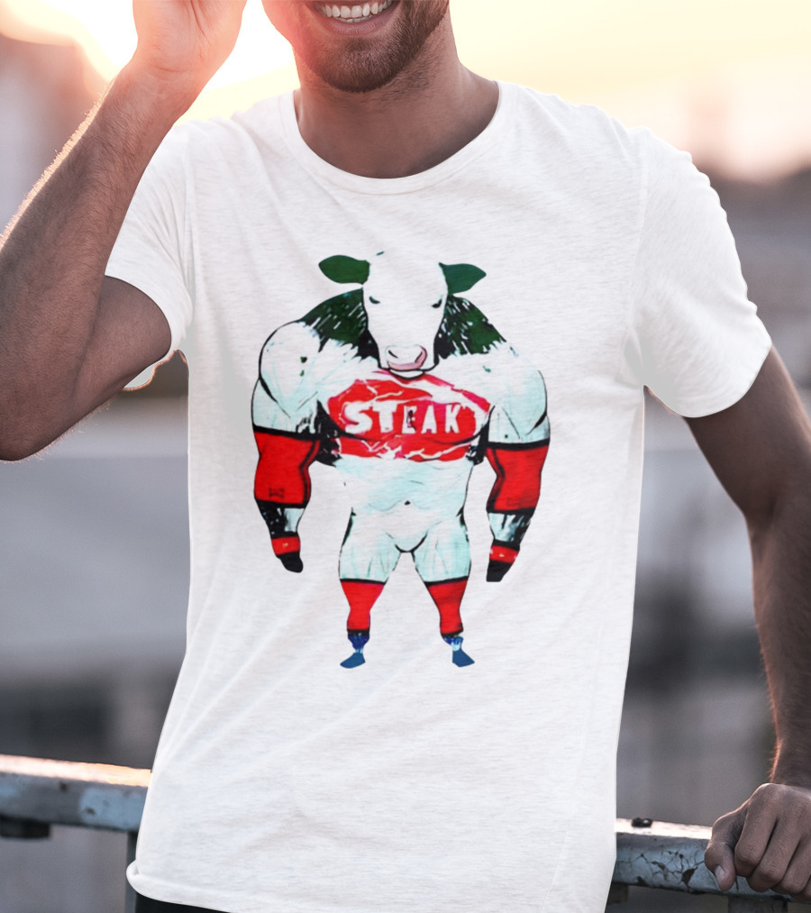 Dr Shawn Baker Steak Cow Bodybuilder T-Shirt