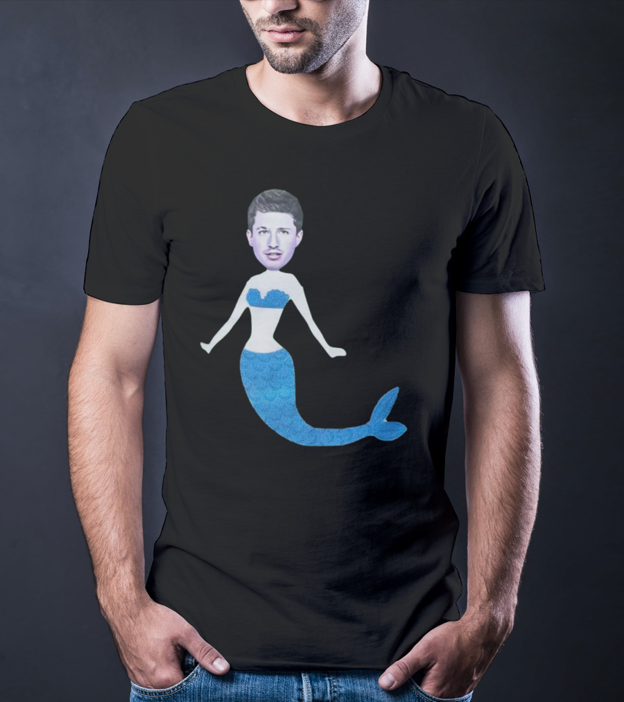 Charlie's Mermaid Head Hoodie Aquatic Vibe T-Shirt