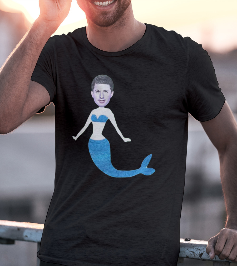 Charlie's Mermaid Head Hoodie Aquatic Vibe T-Shirt
