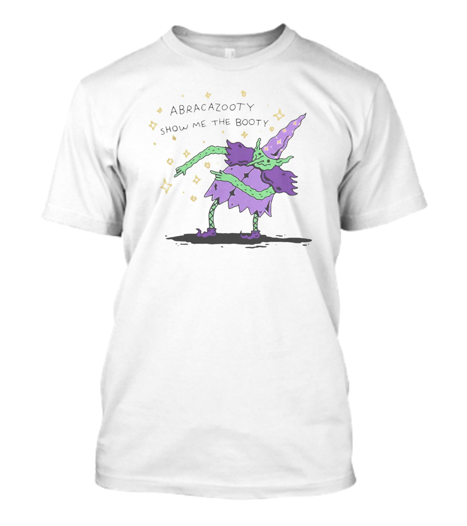 Abracazooty Show Me The Booty Wizard Dabbing With Stars T-Shirt