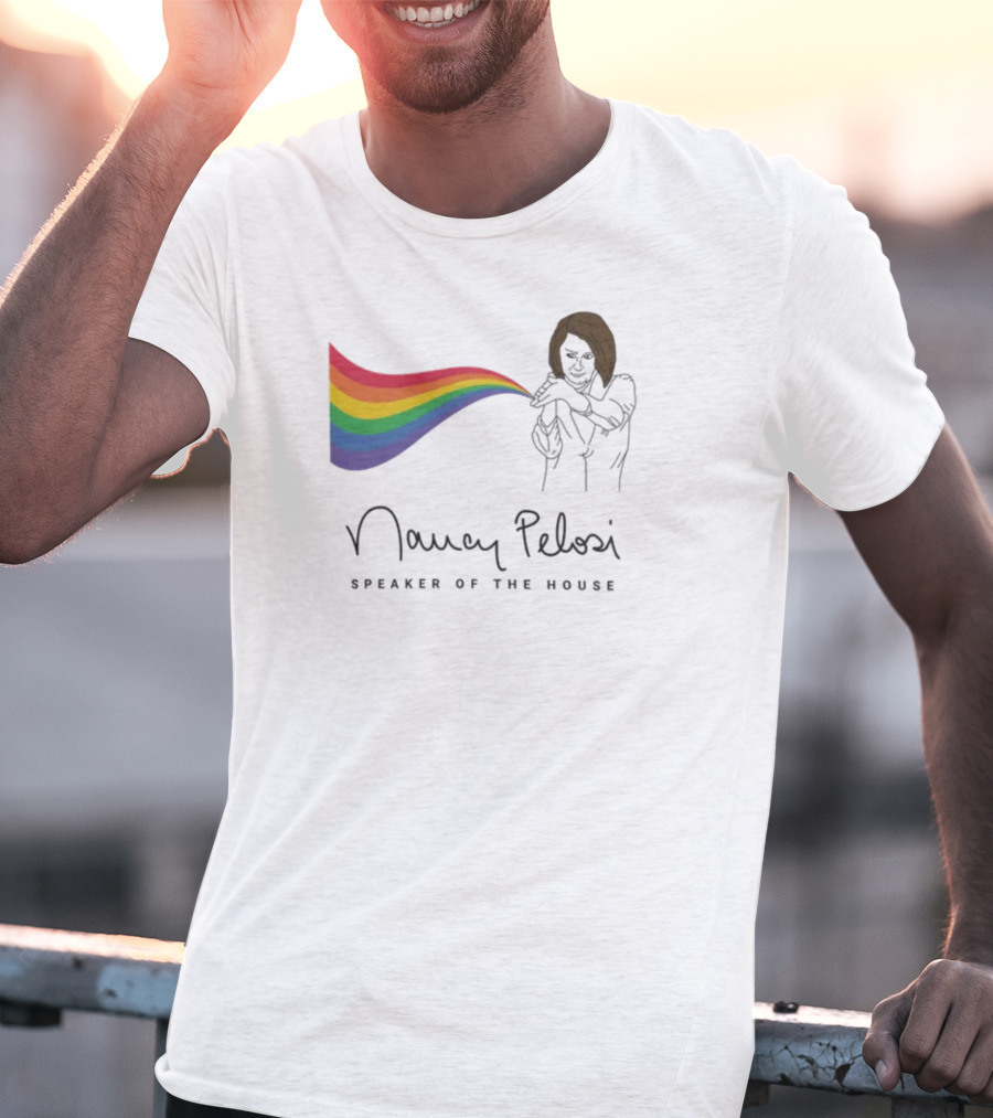 Nancy Pelosi Pride Speaker Of The House Rainbow T-Shirt
