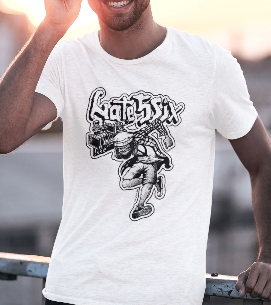 Hate5six Graffiti Style Cameraman 2 Stepper T-Shirt