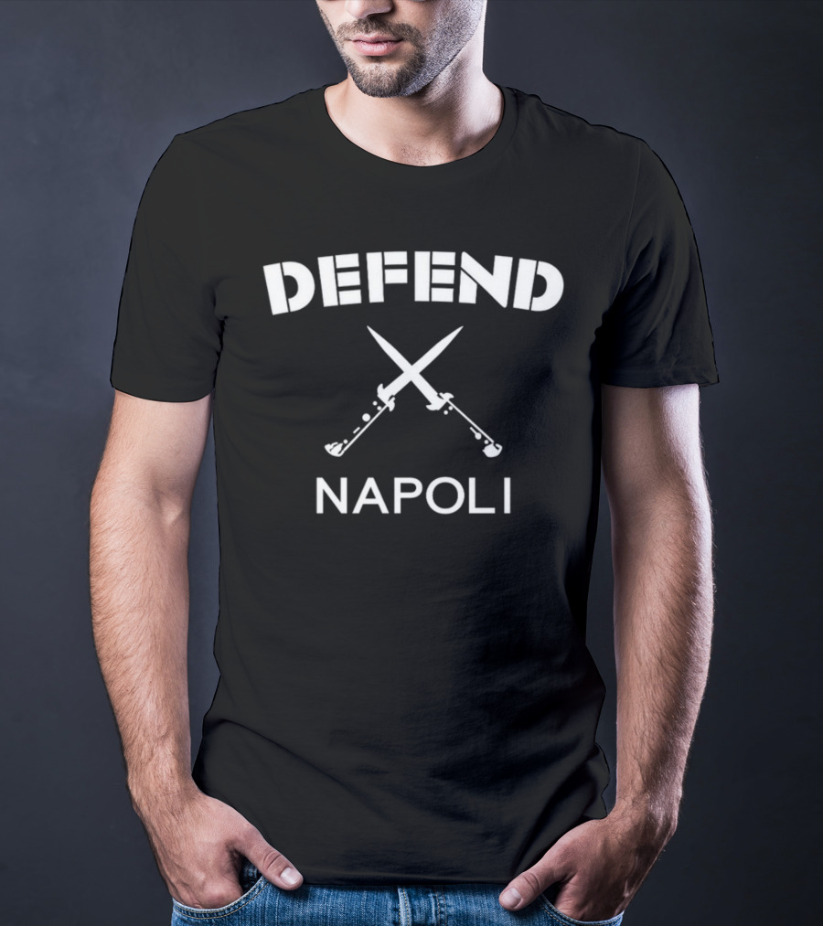Defend Napoli Quagliarella Crossed Swords T-Shirt