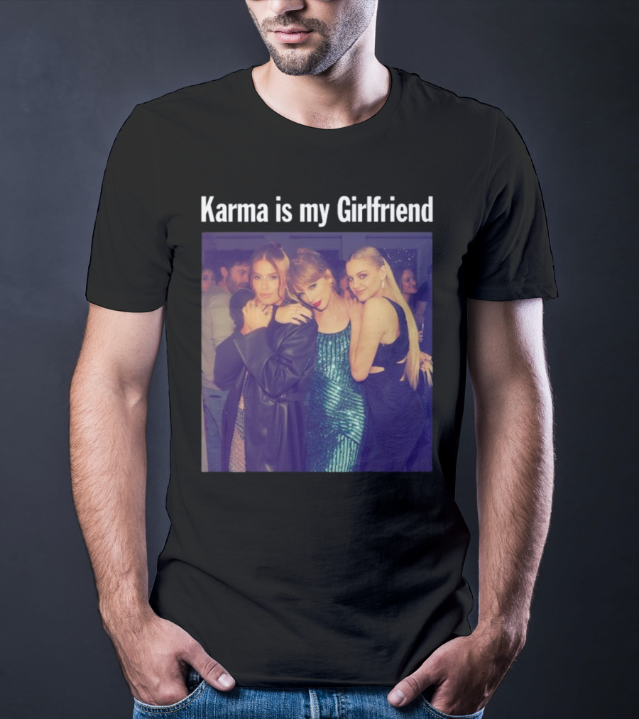 Karma Is My Girlfriend Taylor Green Blue Dress T-Shirt