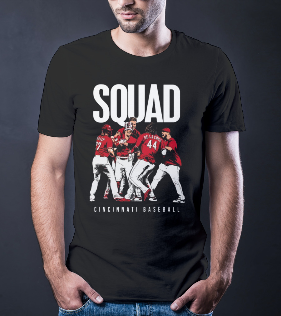 SQUAD Cincinnati Baseball Team T-Shirt