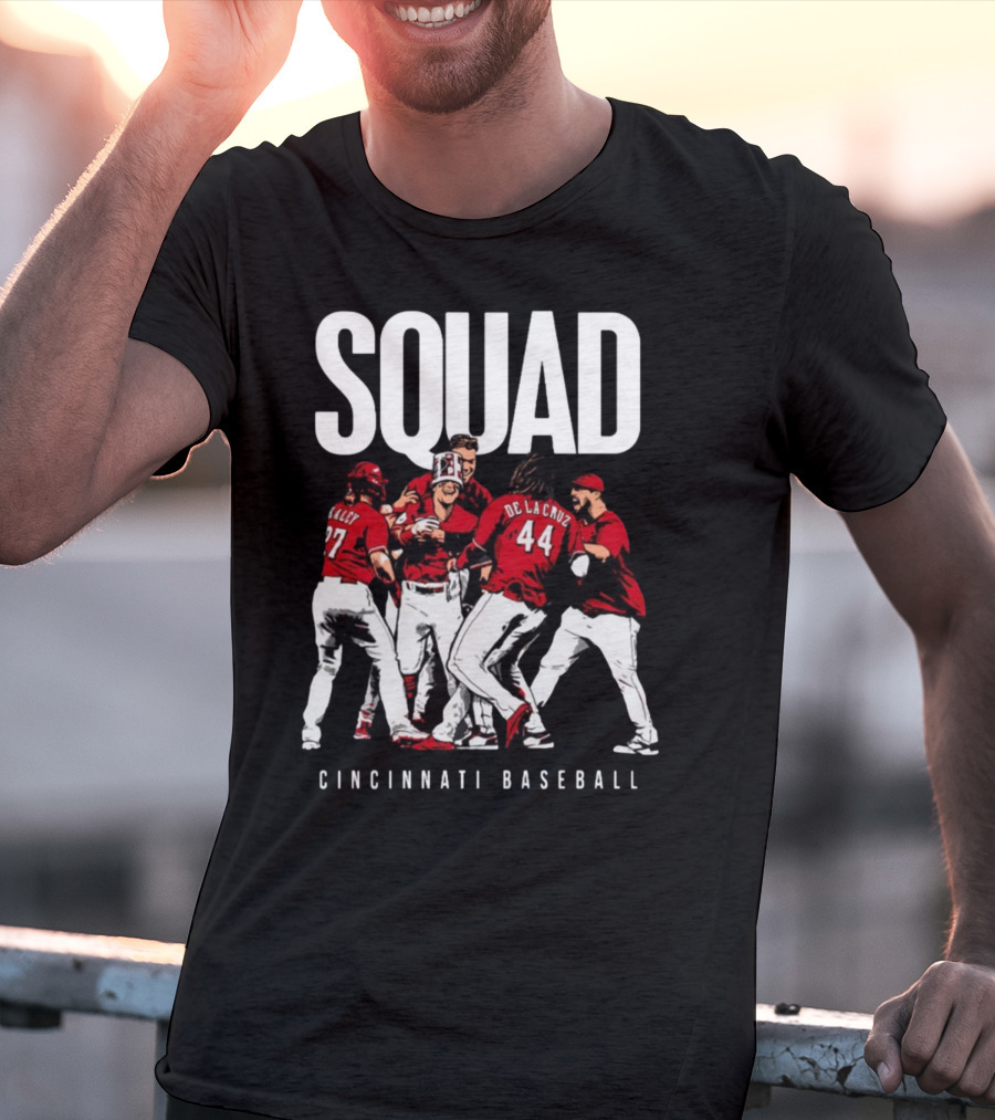 SQUAD Cincinnati Baseball Team T-Shirt