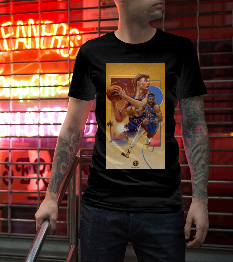 Denver Nuggets Bruce And Christian City Edition Basketball T-Shirt