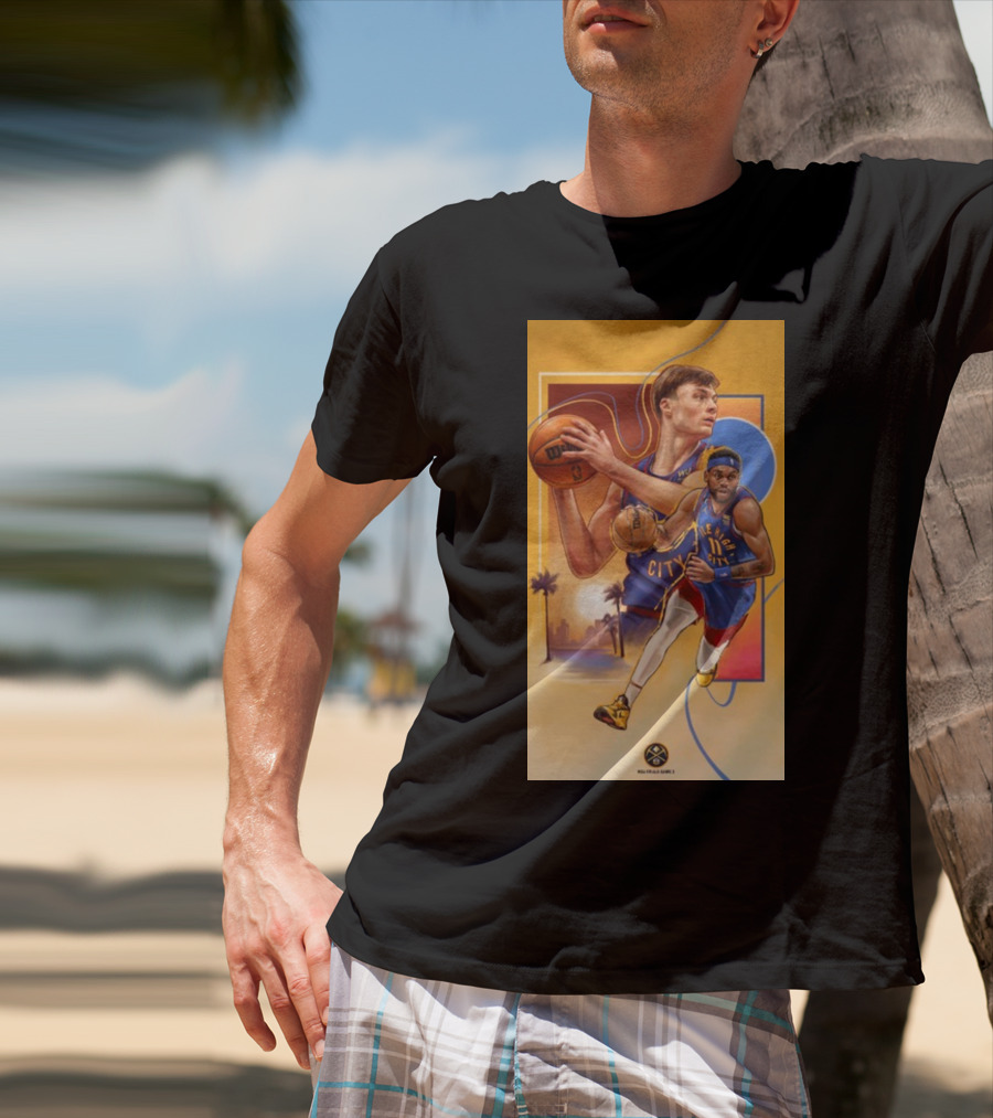 Denver Nuggets Bruce And Christian City Edition Basketball T-Shirt