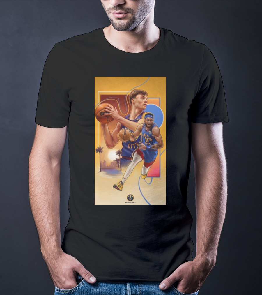 Denver Nuggets Bruce And Christian City Edition Basketball T-Shirt