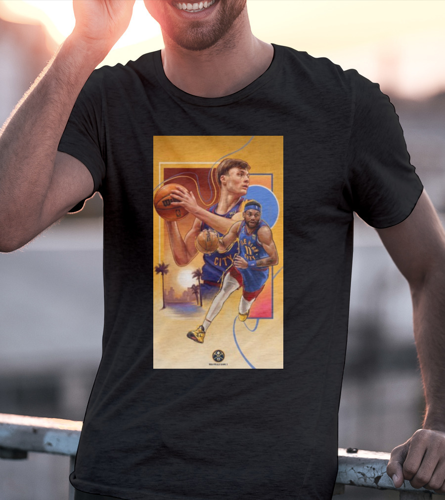Denver Nuggets Bruce And Christian City Edition Basketball T-Shirt