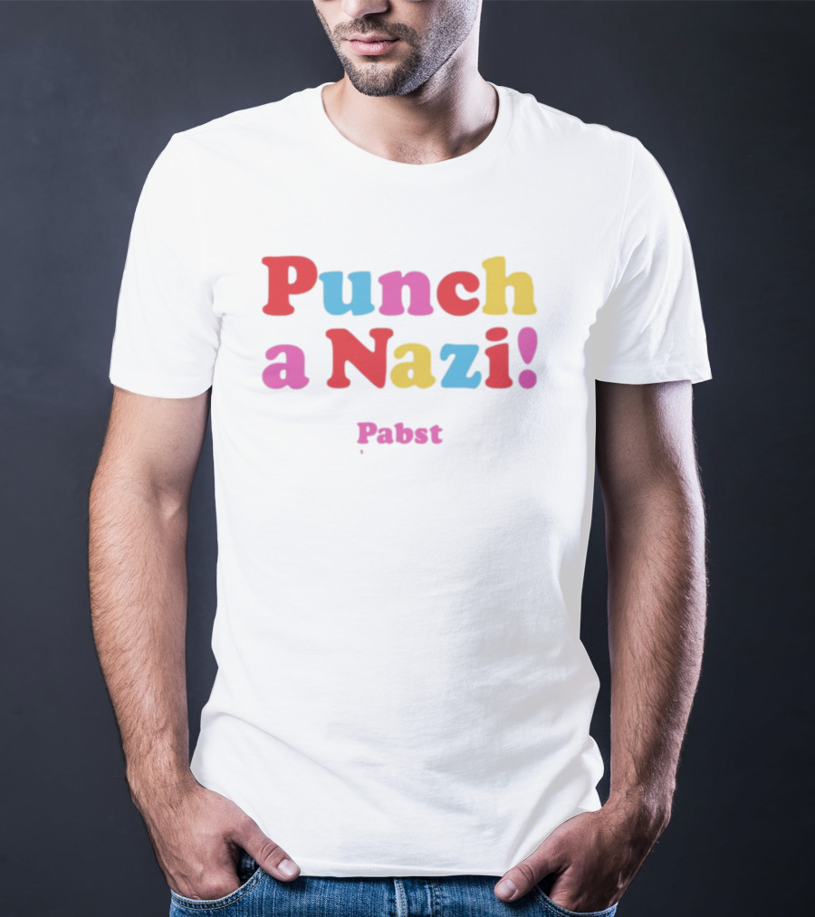Punch A Nazi Pabst T-Shirt