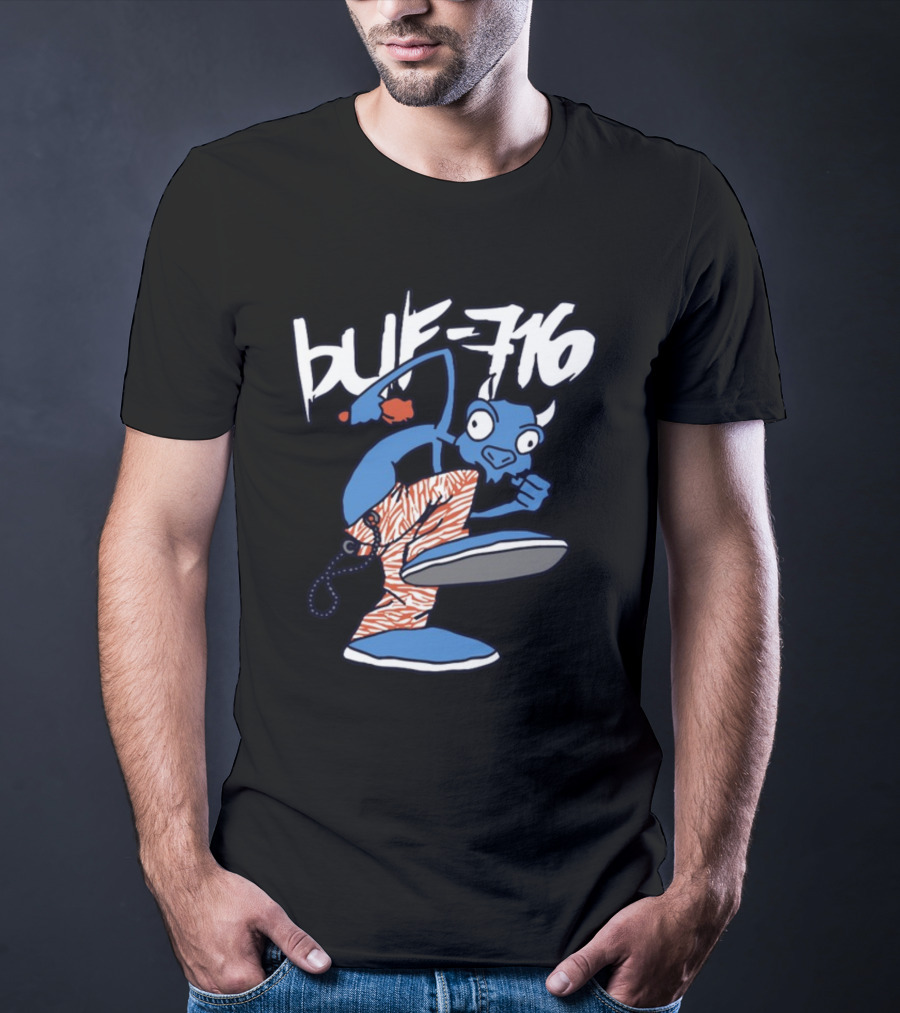 BUF 716 Martial Arts Buffalo Character T-Shirt