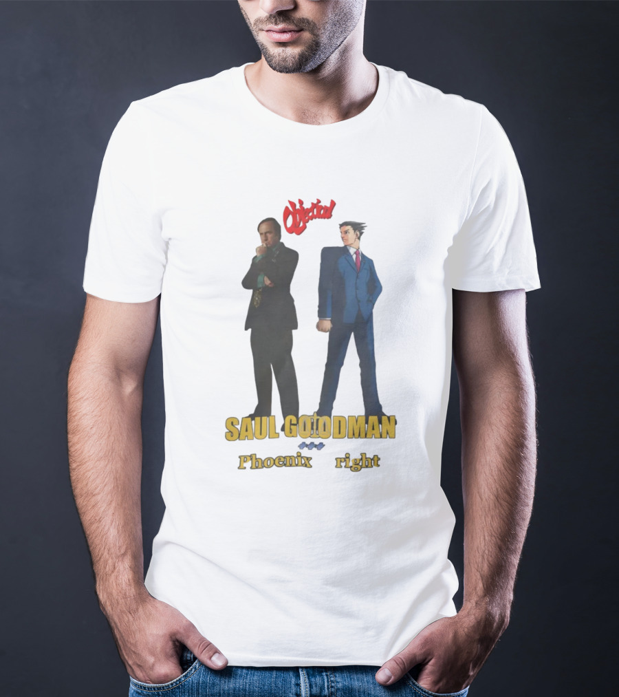 Saul Goodman Phoenix Wright Objection T-Shirt