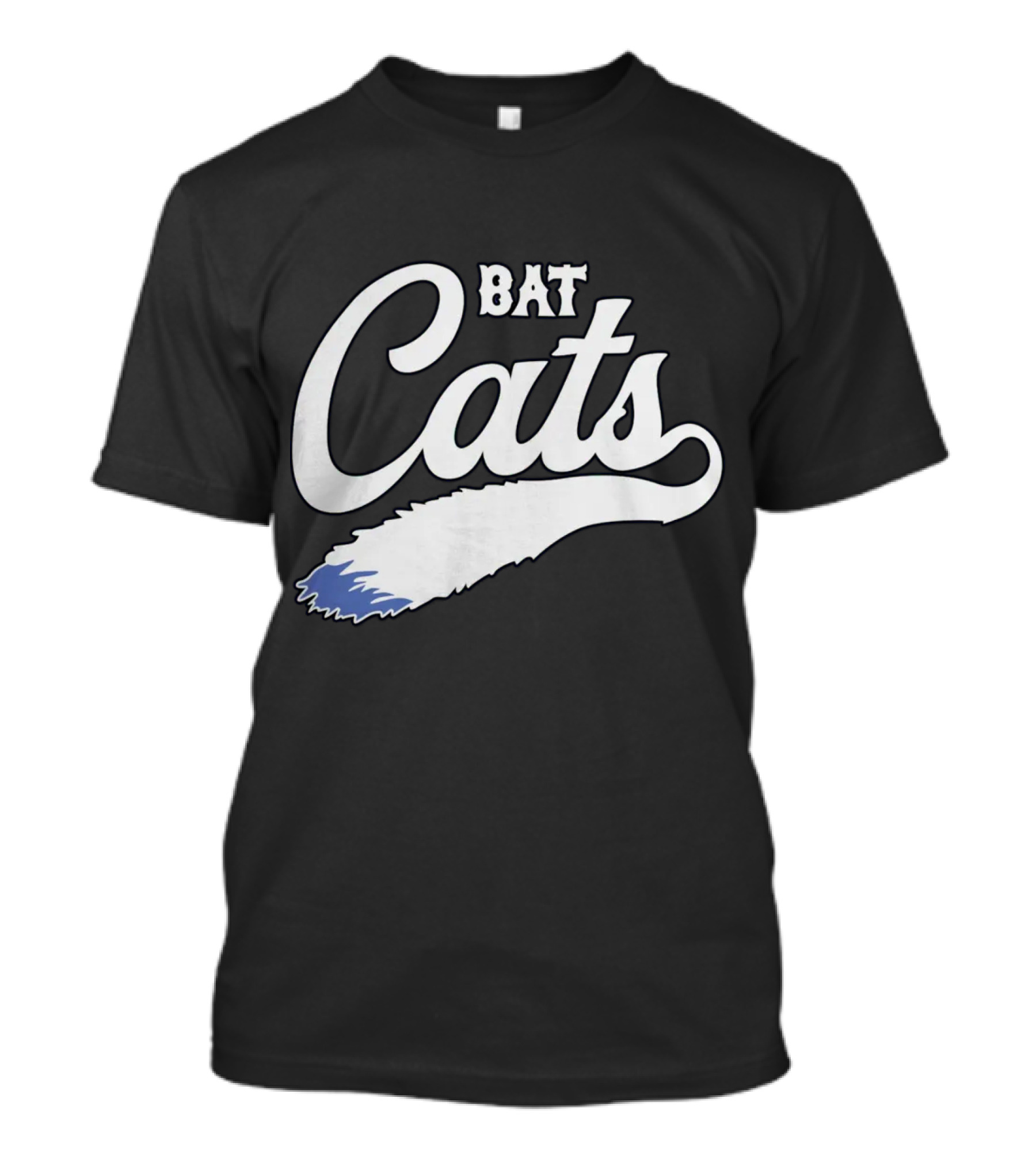 Bat Cats Logo With Feather Tail T-Shirt