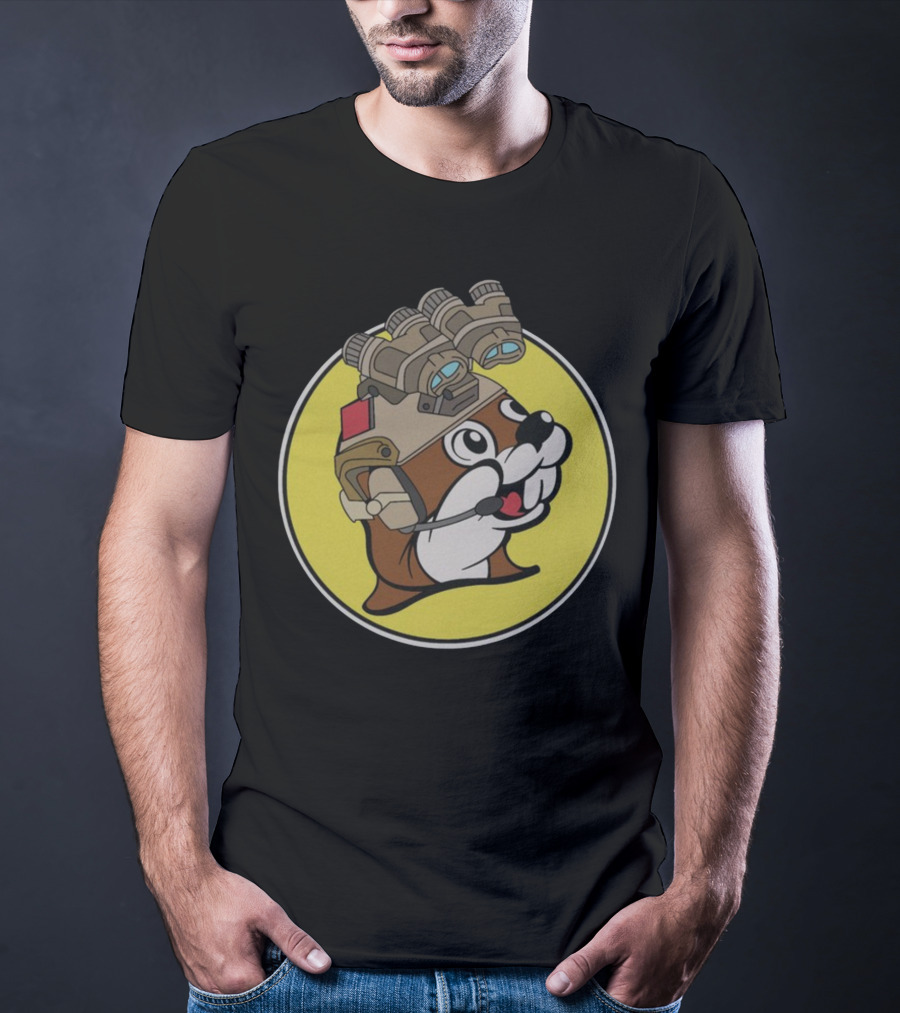 Fountainvalleypd Night Vision Beaver Tactical Headset T-Shirt