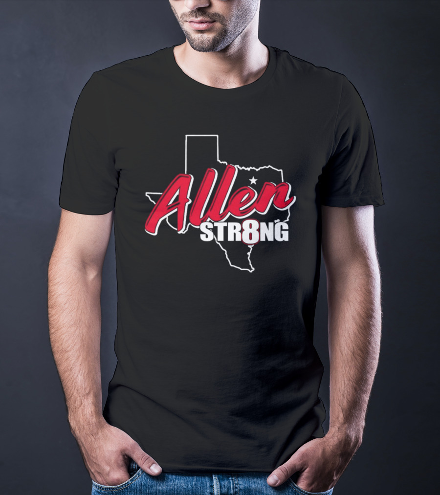 Allen STR8NG Texas Outline T-Shirt
