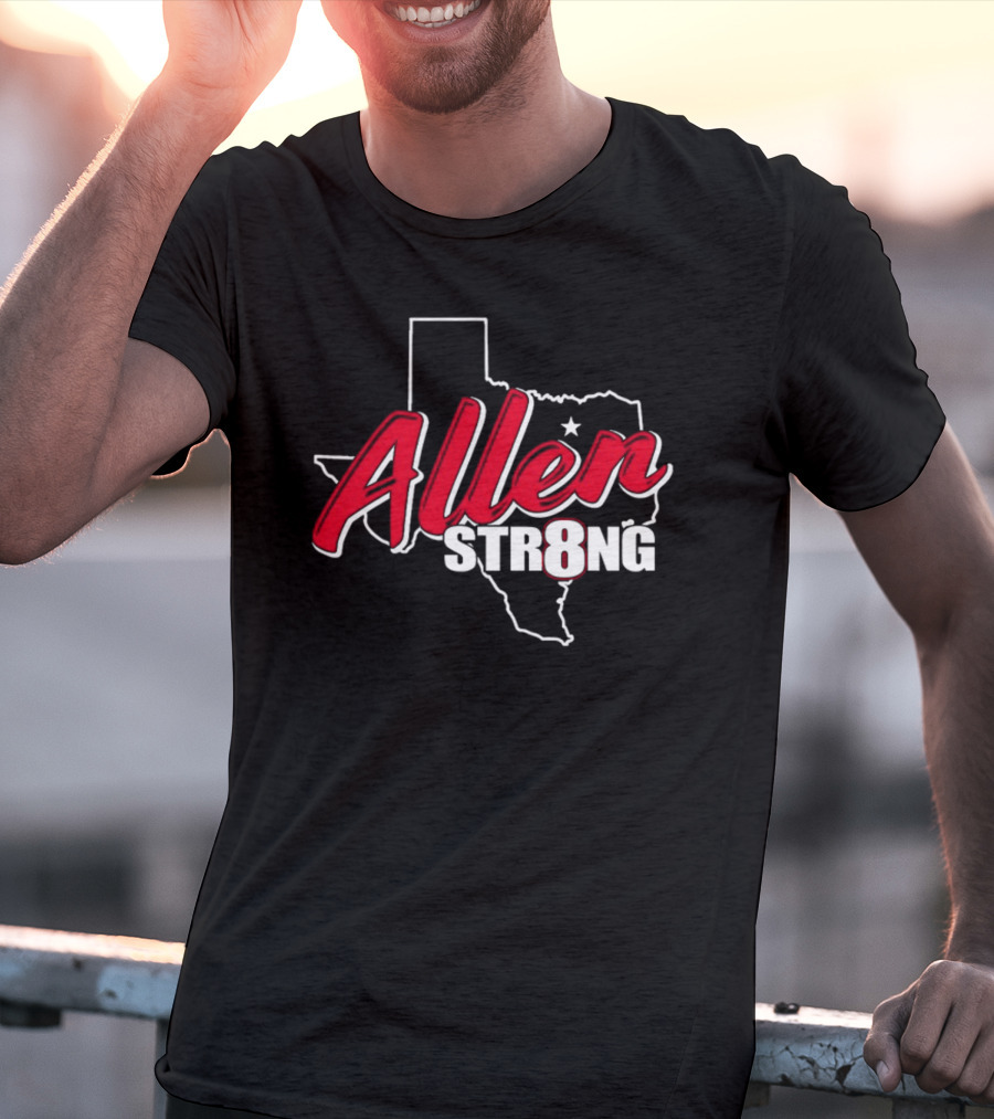 Allen STR8NG Texas Outline T-Shirt
