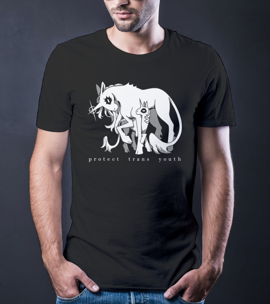 Protect Trans Youth Unicorn Support T-Shirt