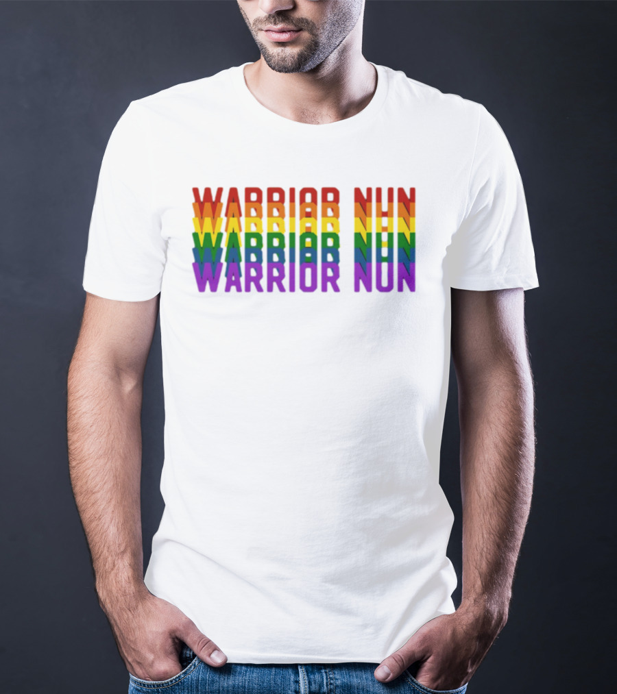 Warrior Nun Pride Rainbow Reflection Save T-Shirt