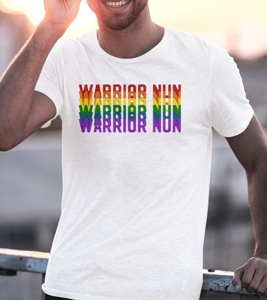 Warrior Nun Pride Rainbow Reflection Save T-Shirt