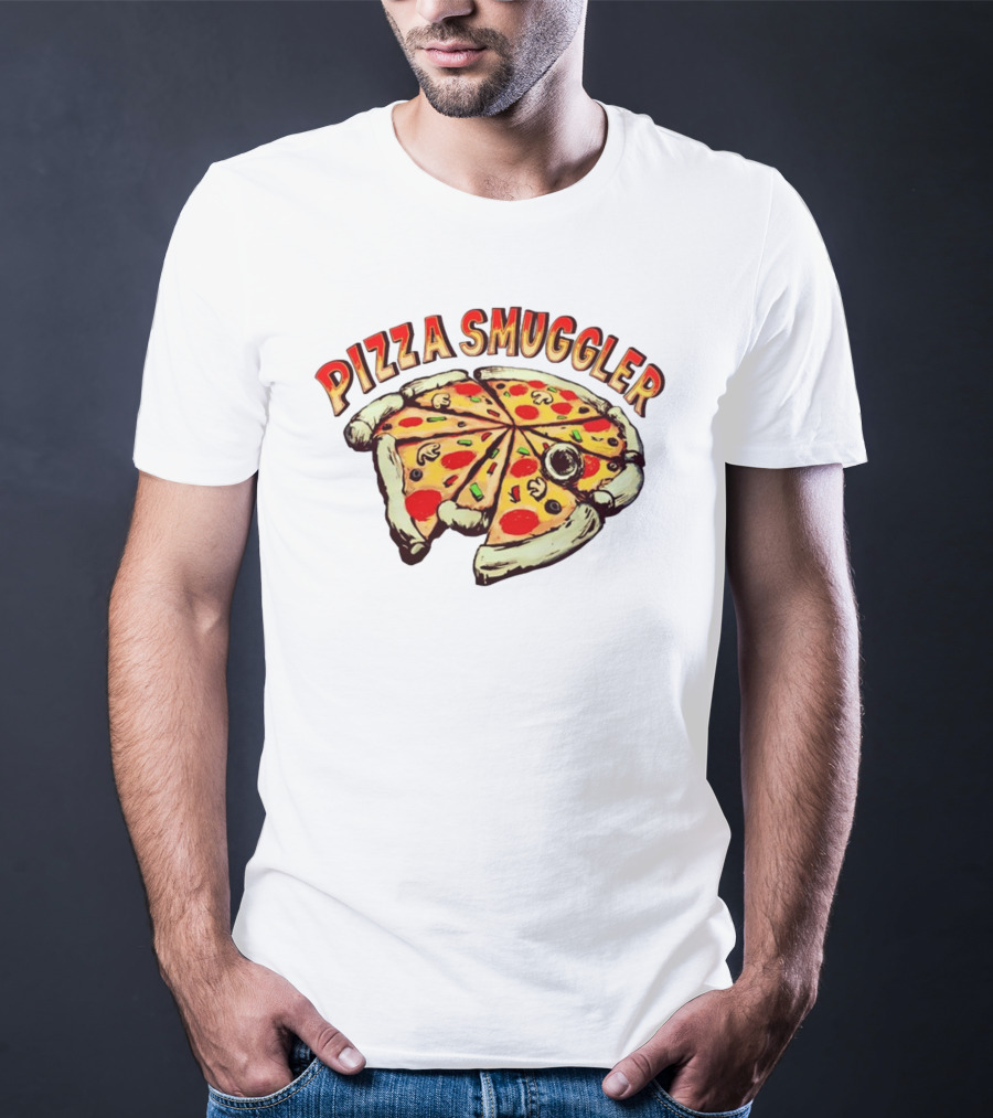 Pizza Smuggler Slices Comic T-Shirt
