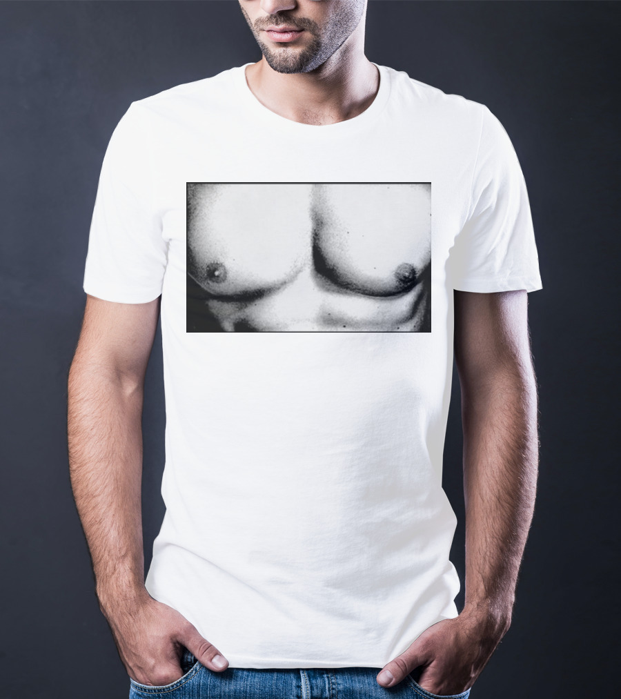 Boy Crazy Pecs Bold Monochrome Torso T-Shirt
